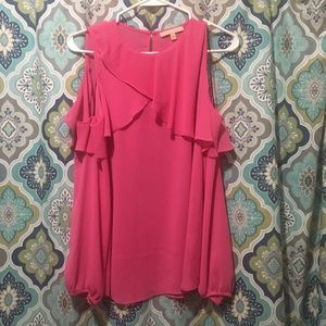 Gibson Latimer Pink OTS Blouse